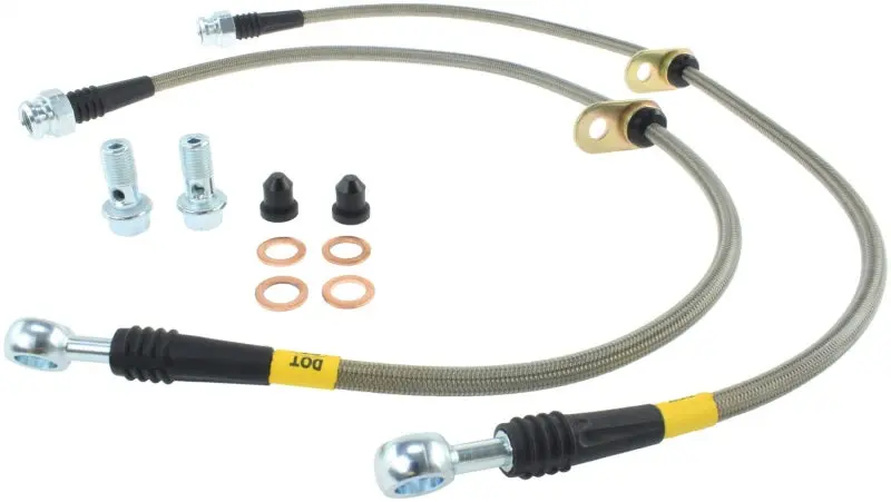 StopTech Stainless Steel Front Brake Lines 06+ Civic Si