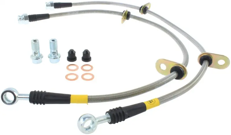 StopTech Stainless Steel Front Brake Lines 06-09 Honda S2000