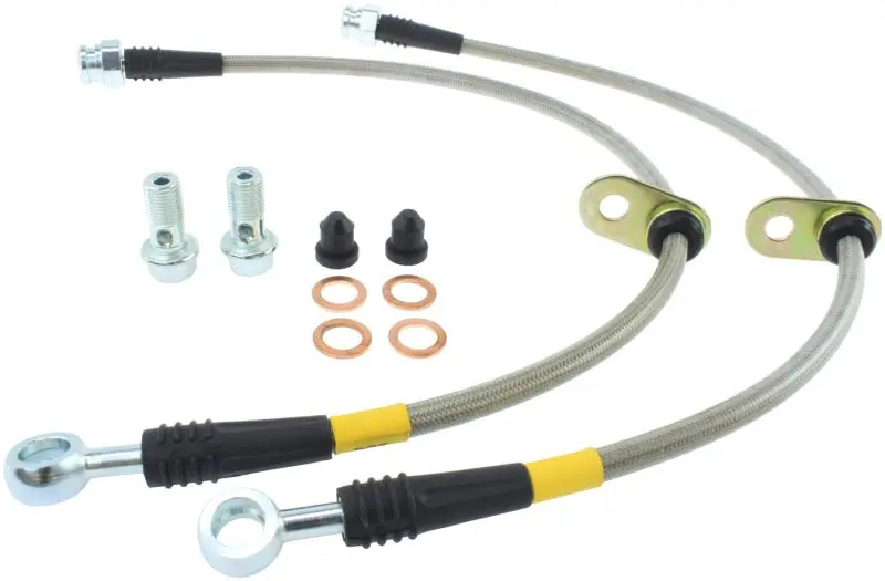 StopTech Stainless Steel Front Brake Lines 06-14 Honda Ridgeline