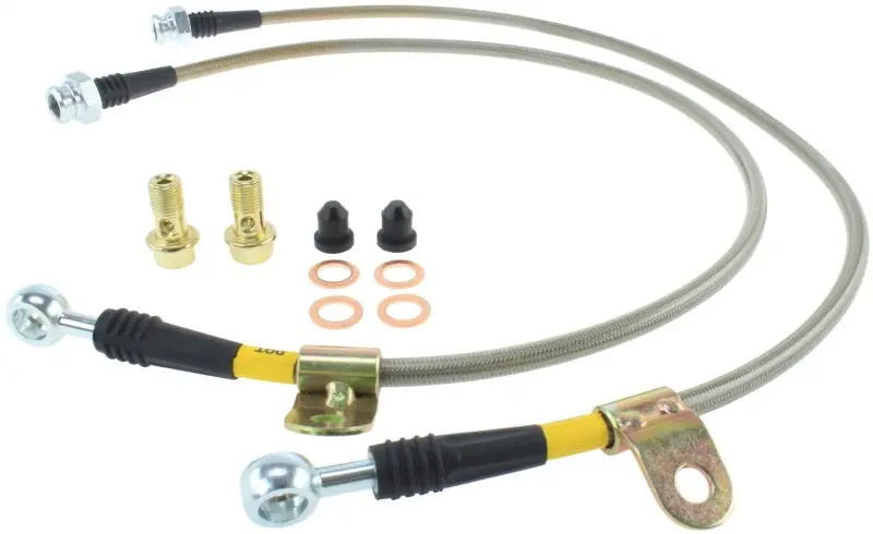 StopTech Stainless Steel Front Brake Lines 03-07 350z G35