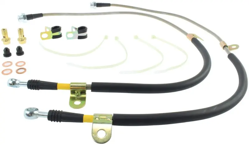 StopTech Stainless Steel Front Brake Lines 2009+ Nissan GT-R