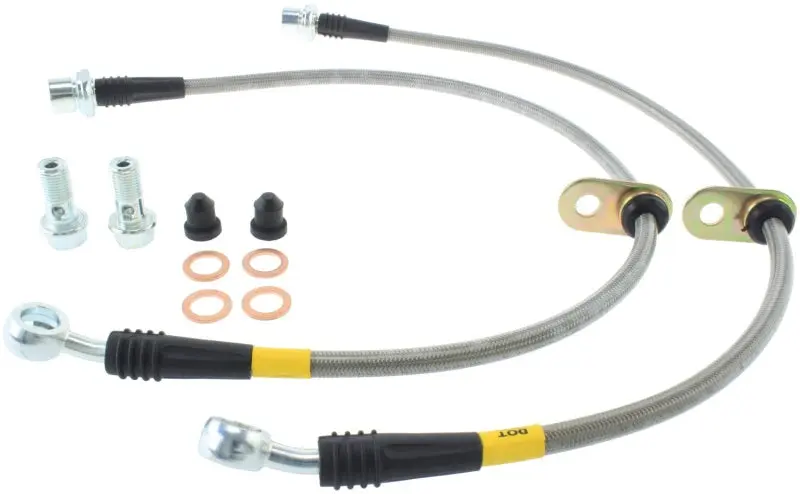 StopTech Stainless Steel Front Brake Lines 1997-2001 Toyota Camry - Durable Brake Upgrade