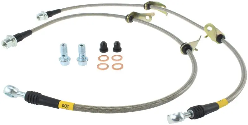 StopTech Stainless Steel Front Brake Lines 2011-2017 Lexus CT200h - Premium Brake Upgrade