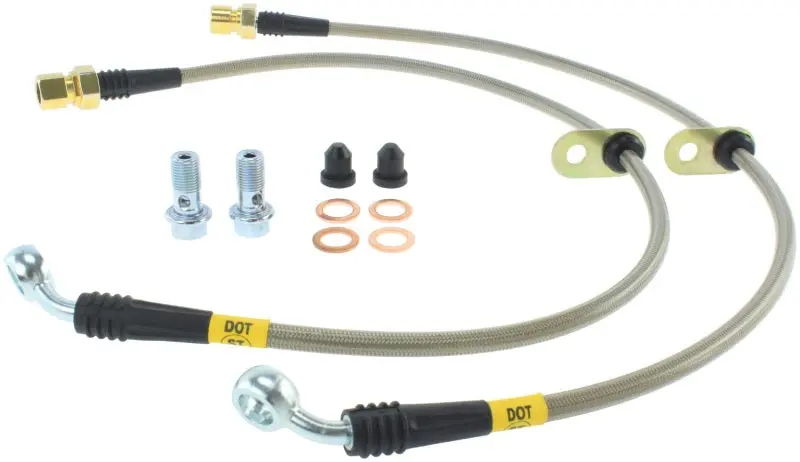 StopTech Stainless Steel Front Brake Lines 10+ Camaro LS/LT V6
