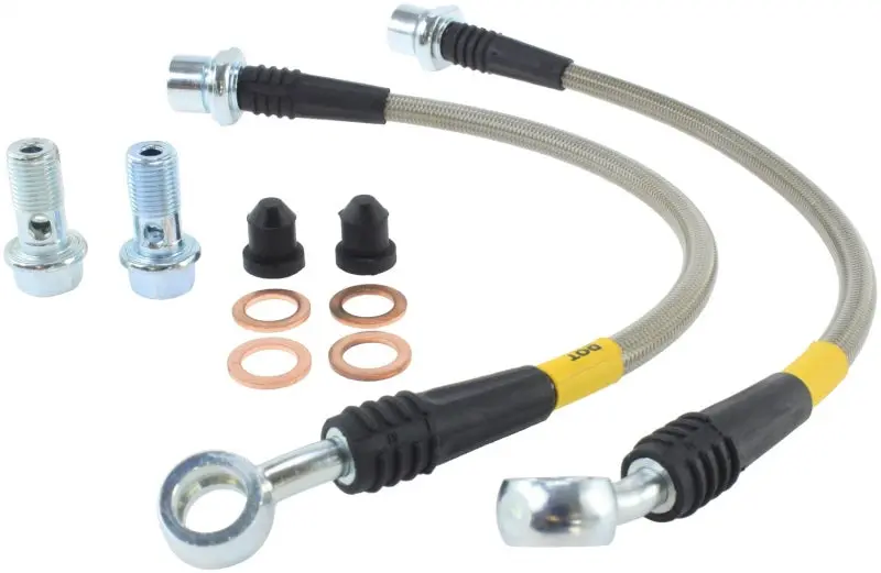 StopTech Stainless Steel Rear Brake Lines 2000-2005 Celica GT-S & 2005-2008 Scion tC - Performance Brake Upgrade