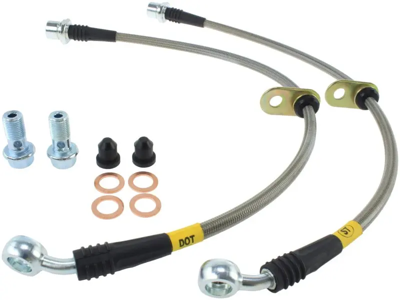 StopTech Stainless Steel Rear Brake Lines 2000-2005 Toyota MR2 Spyder - Performance Brake Upgrade