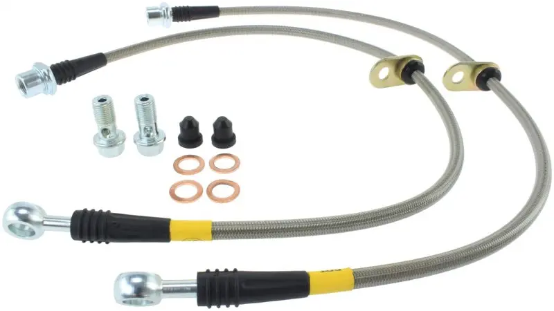 StopTech Stainless Steel Rear Brake Lines 2002-2012 Toyota Camry & 2004-2008 Solara - Performance Upgrade