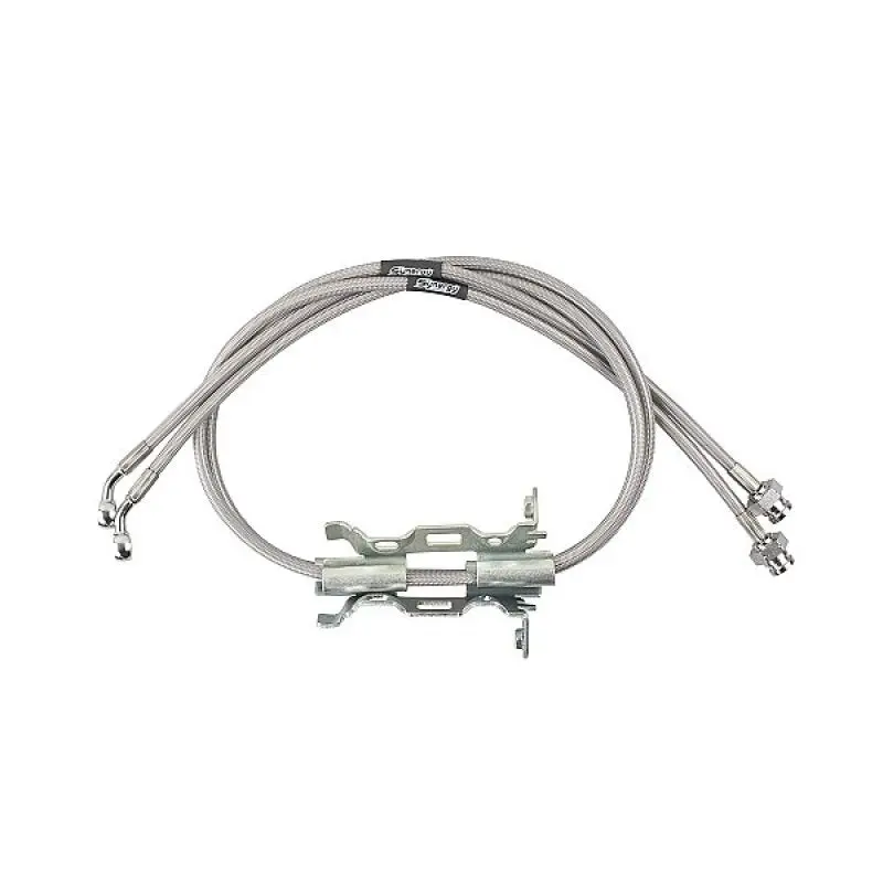 Synergy Jeep JL JLU JT Front Brake Lines Heavy Duty Offroad Replacement Synergy Mfg