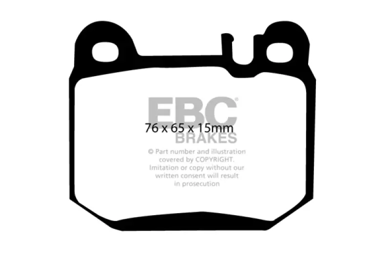 EBC 00-01 Mercedes-Benz M-Class ML430 4.3 Ultimax2 Rear Brake Pads