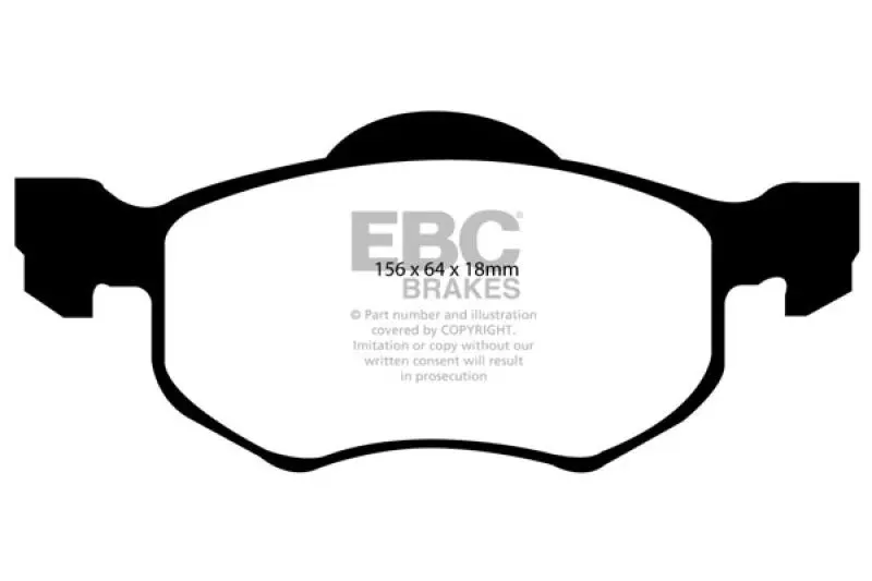 EBC 00-04 Ford Escape 2.0 Ultimax2 Front Brake Pads Reliable Stopping Power