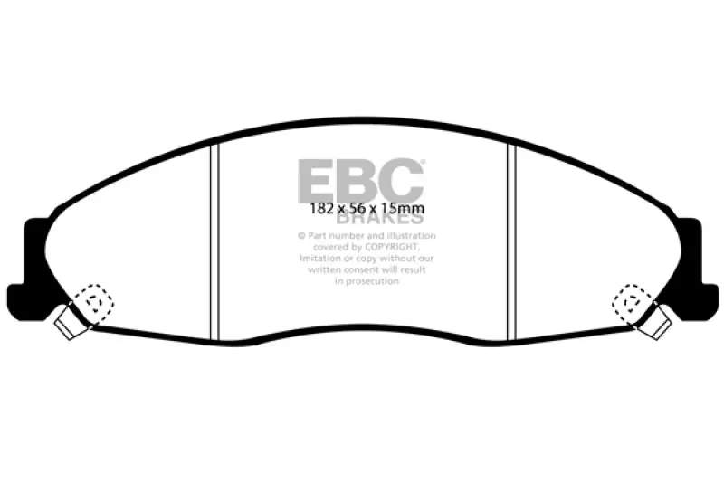 EBC 02-05 Cadillac CTS 2.6 Ultimax2 Front Brake Pads Premium Quality