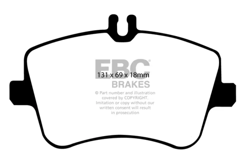 EBC 02-05 Mercedes-Benz C230 W203 1.8 Supercharged European Model Ultimax2 Front Brake Pads