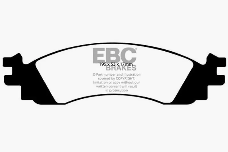 EBC 06-10 Ford Explorer 4.0 2WD Ultimax2 Front Brake Pads Durable