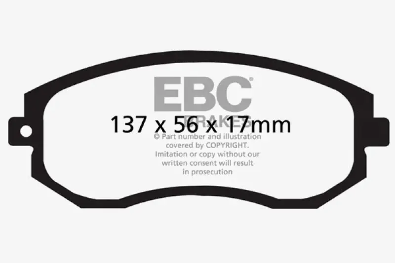 EBC Bluestuff Front Brake Pads 2012+ Subaru BRZ/FRS/86 2.0L