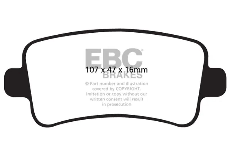 EBC 10+ Buick Allure Canada 3.0 Ultimax2 Rear Brake Pads - Smooth Stopping Power