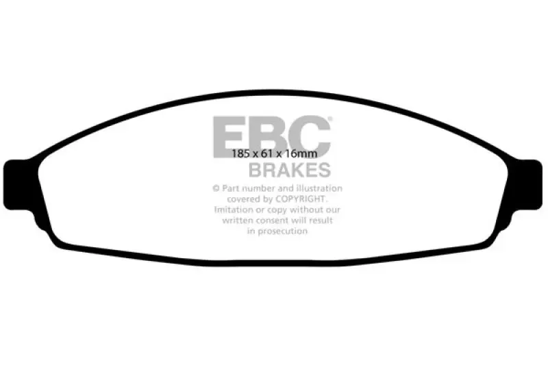 EBC 03+ Ford Crown Victoria 4.6 Ultimax2 Front Brake Pads Durable