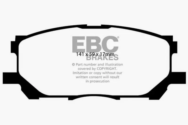EBC Greenstuff Front Brake Pads 04-07 Lexus RX330 3.3