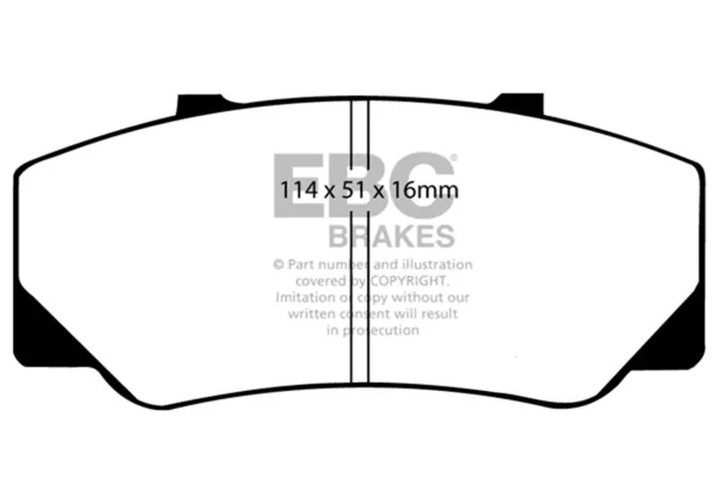 EBC Ultimax Rear Brake Pads Nissan Sentra SE-R 91-94