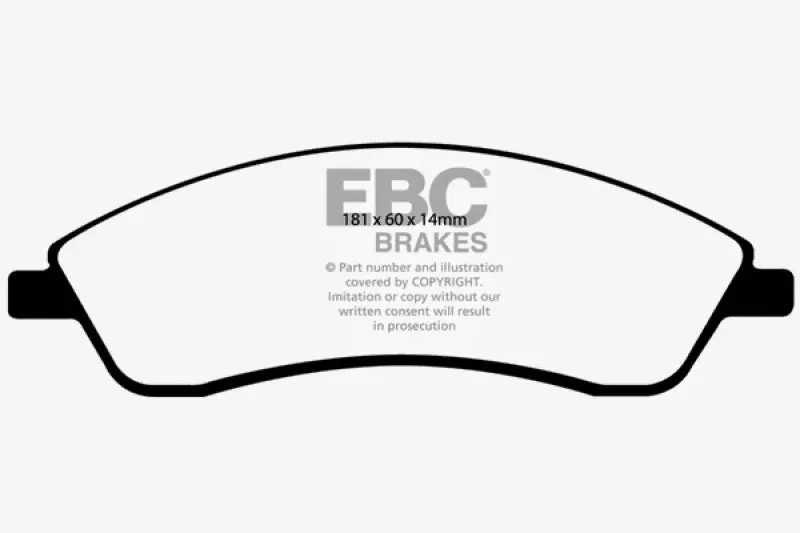 EBC Ultimax2 Front Brake Pads 06-07 Cadillac CTS 2.8 Sports Suspension