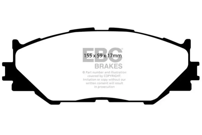 EBC Ultimax2 Front Brake Pads 06-08 Lexus IS250 2.5L