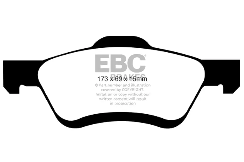 EBC Ultimax2 Front Brake Pads 08-09 Ford Escape 2.3
