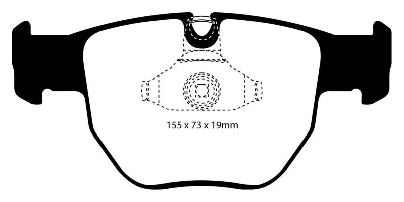 EBC Ultimax2 Front Brake Pads 2003-2005 Land Rover Range Rover 4.4