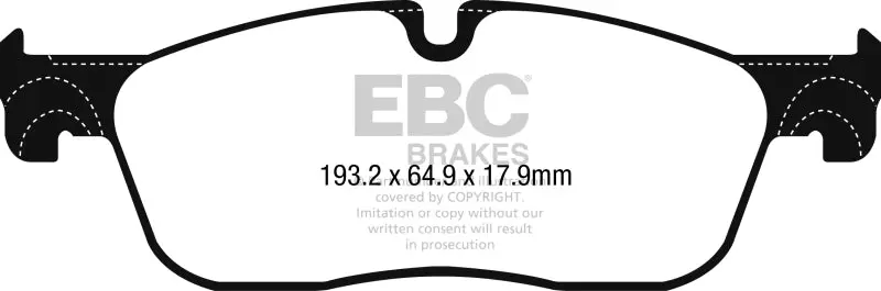 EBC Ultimax2 Front Brake Pads 2017+ Jaguar F-Pace