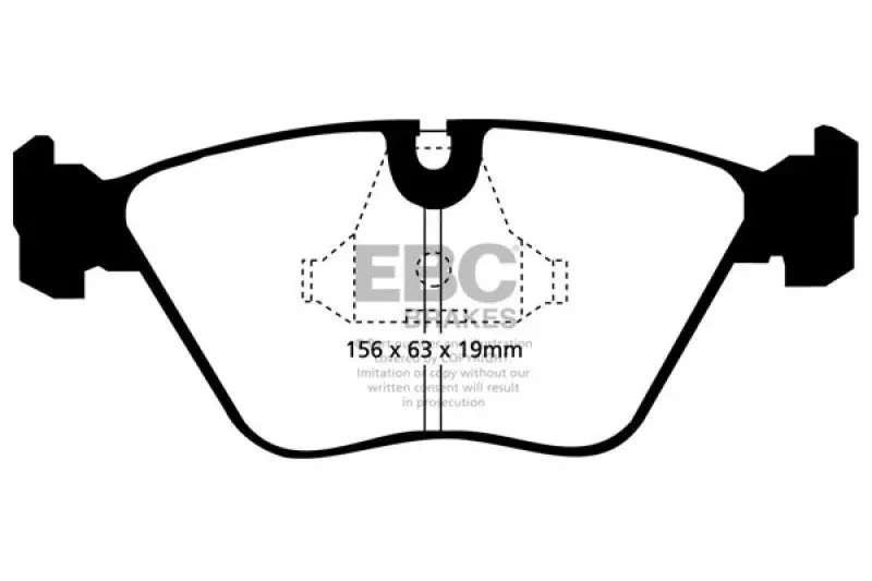 EBC Ultimax2 Front Brake Pads 92-95 BMW M3 3.0 E36