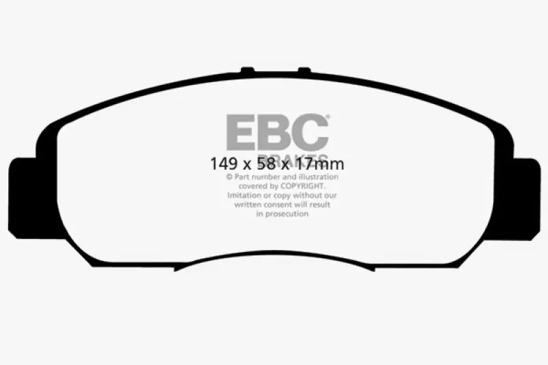 EBC Ultimax2 Front Brake Pads 13+ Honda Civic Sedan 1.8L Natural Gas
