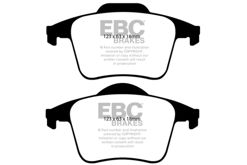 EBC Ultimax2 Rear Brake Pads 2003-2007 Volvo XC90 2.5 Turbo