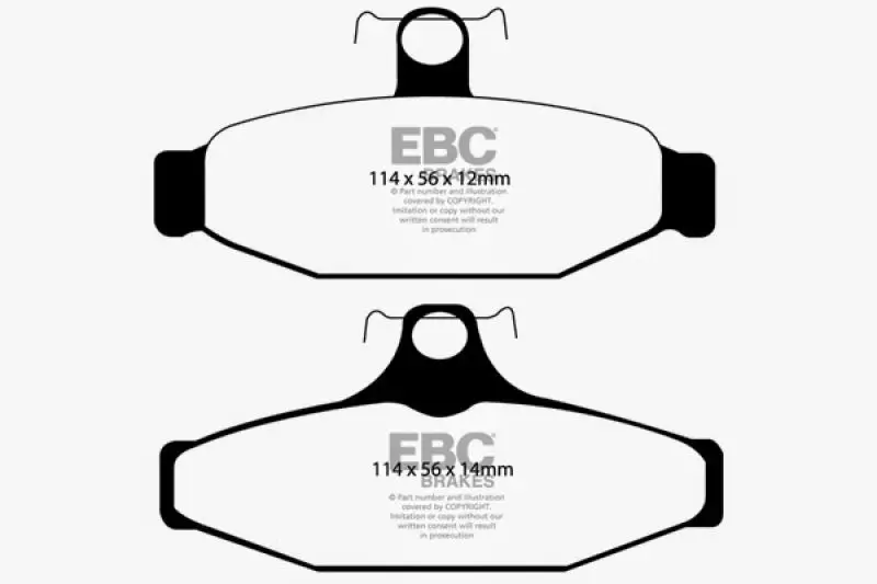 EBC Ultimax2 Rear Brake Pads 85-88 Chevrolet Camaro 3rd Gen 2.8 Performance Package