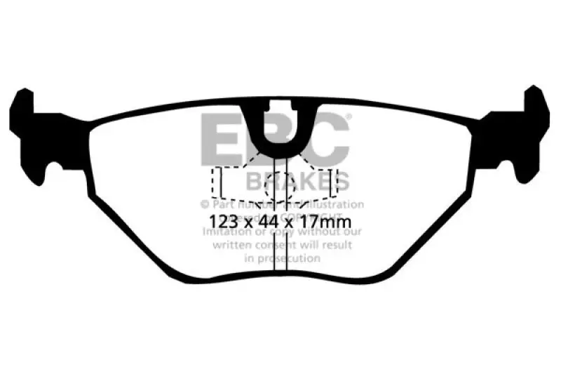 EBC Ultimax2 Rear Brake Pads 87-91 BMW M3 2.3 E30