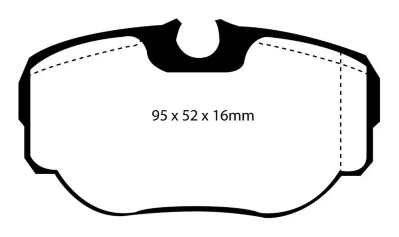 EBC Ultimax2 Rear Brake Pads 99-03 Land Rover Discovery Series 2 4.0