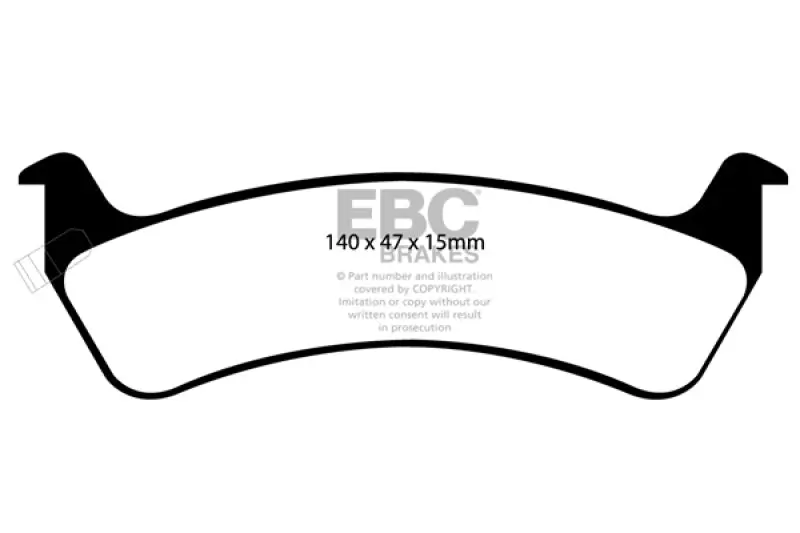 EBC Ultimax2 Rear Brake Pads Jeep Grand Cherokee 4.0 92-94
