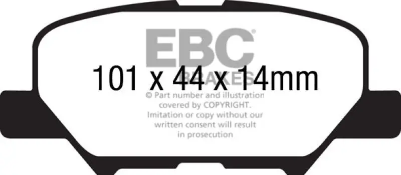 EBC Ultimax2 Rear Brake Pads 14+ Mazda 3 2.0 Mexico Build