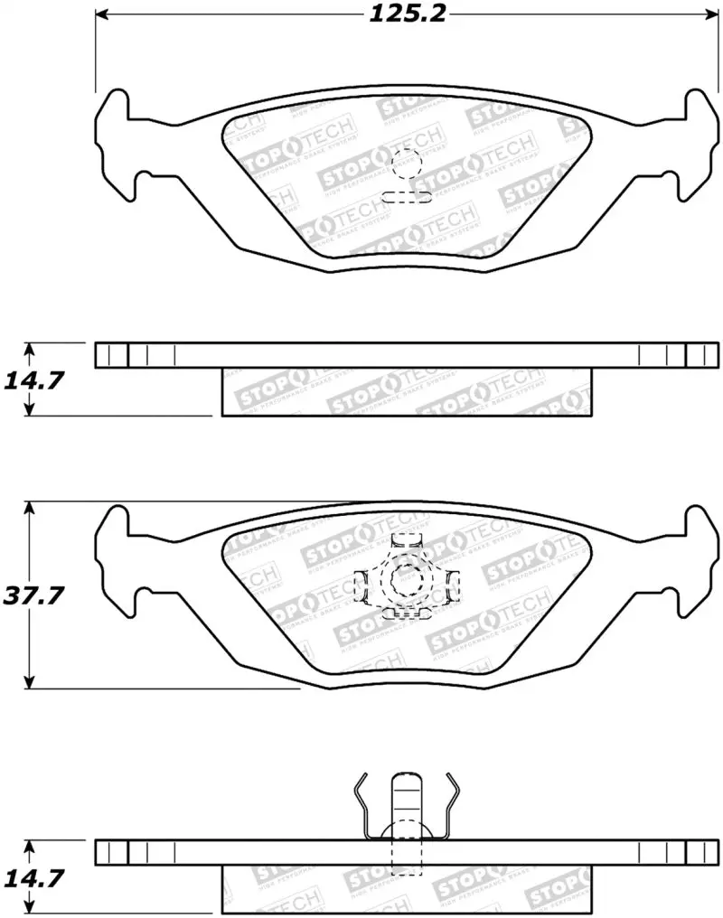 StopTech Street Brake Pads Reliable Performance Everyday Driving