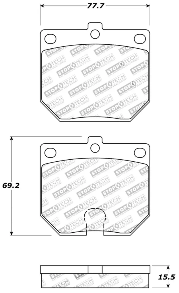 StopTech Street Touring Brake Pads Smooth Quiet Performance Daily Use