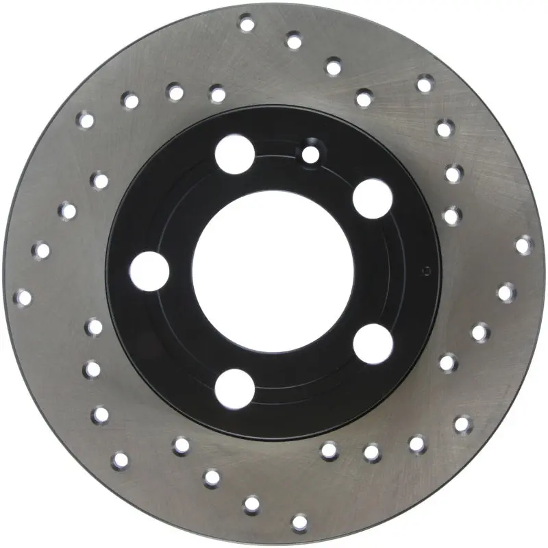 StopTech Drilled Left Rear Rotor 00-06 Audi TT