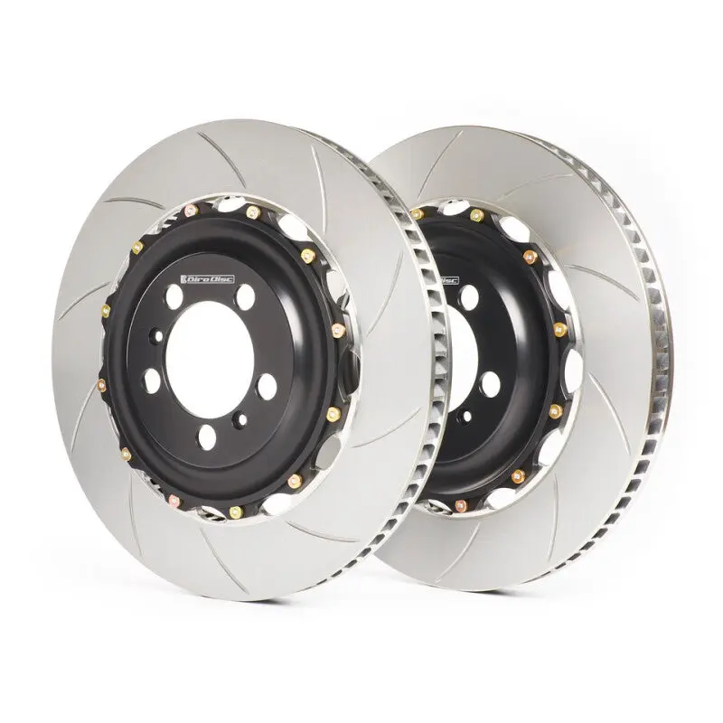 GiroDisc Slotted Front Rotors 14-18 Mercedes-Benz A45 CLA45 GLA45 AMG W176 C117 X117