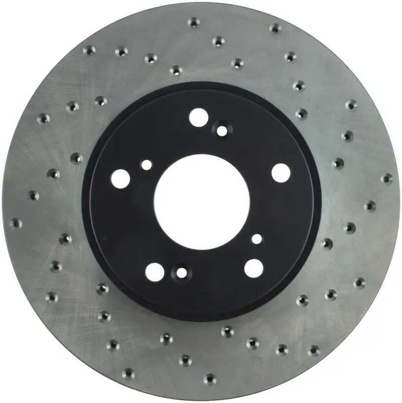 StopTech 06-08 Civic GX 02-04 CR-V 98-02 Accord V6 03-07 Accord 4 cyl V6 MT Drilled Left Rotor