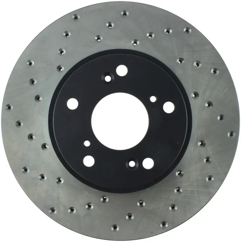 StopTech 06-08 Civic GX 02-04 CR-V 98-02 Accord V6 03-07 Accord 4 cyl V6 MT Drilled Right Rotor
