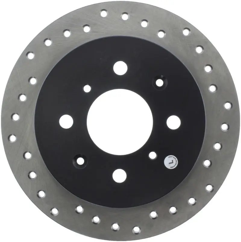 StopTech Acura Honda Civic Del Sol Drilled Left Rear Rotor Performance