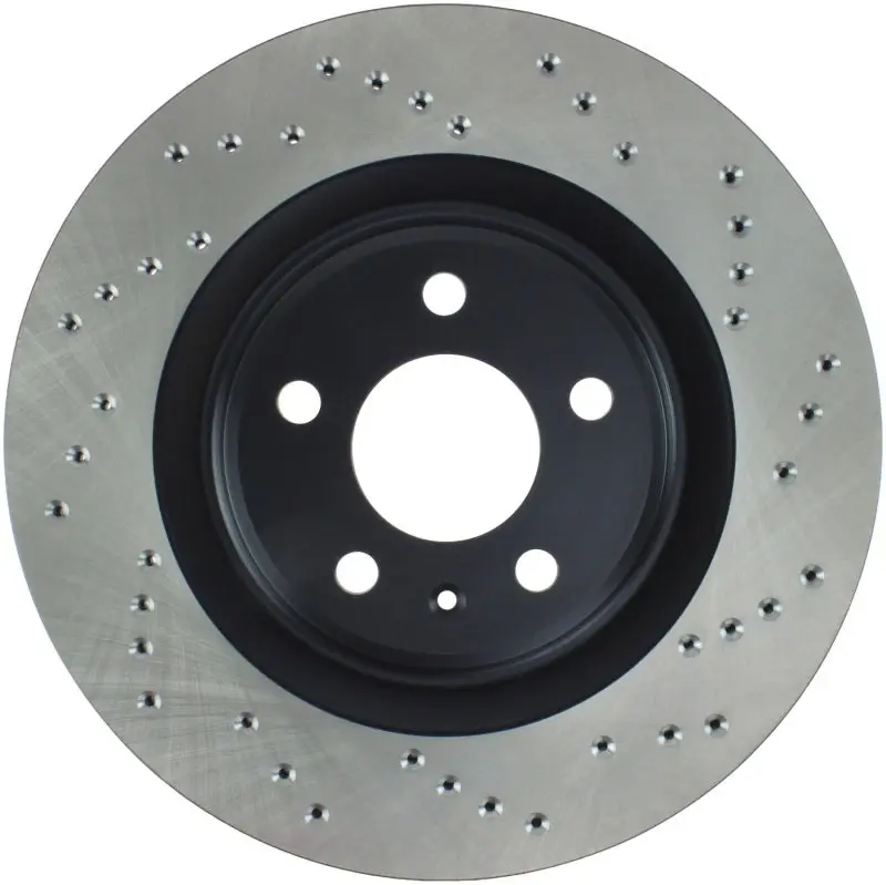 StopTech Drilled Left Rear Brake Rotor 2012 Audi S4 Performance Braking