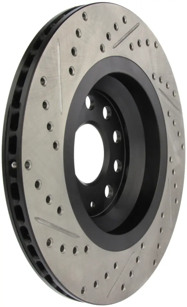 StopTech 09 VW Passat CC 06-09 Passat Slotted & Drilled Left Rear Rotor