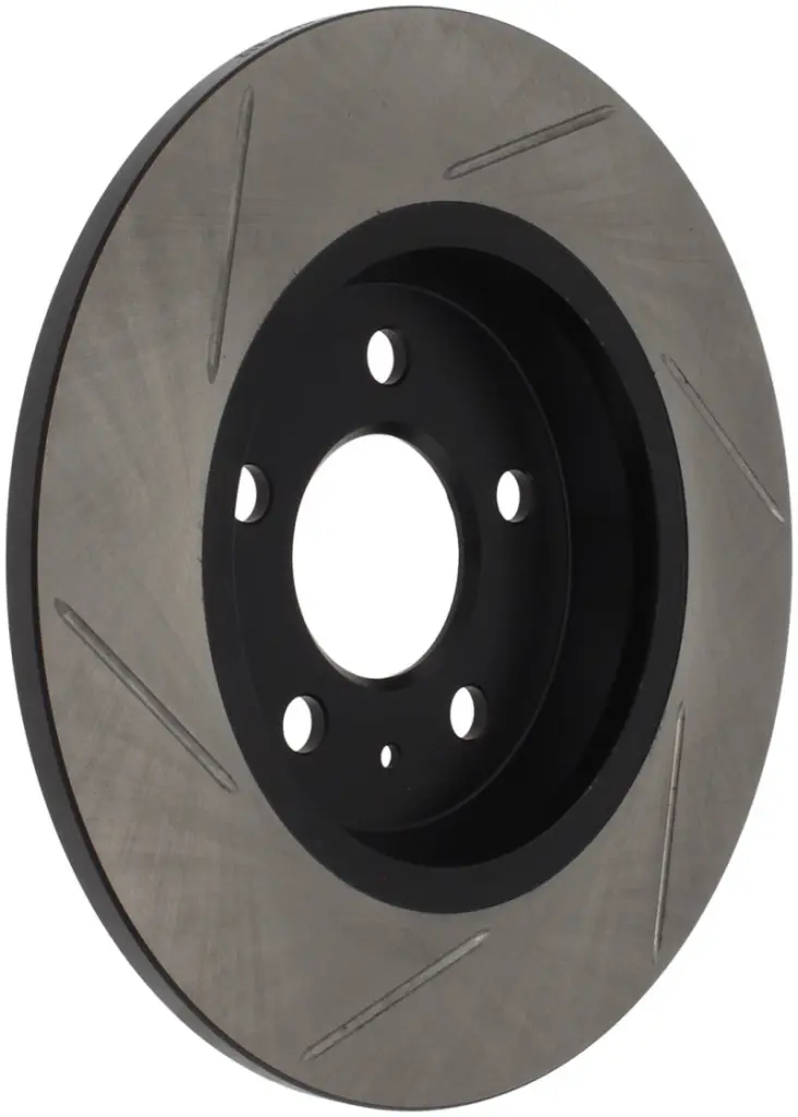 StopTech Power Slot 09-10 Audi A4 A4 Quattro 08-10 A5 10 S4 Rear Left Slotted Brake Rotor