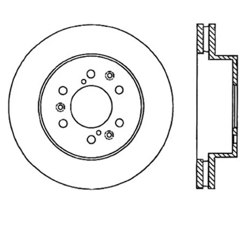 StopTech Power Slot 07 Chevrolet Tahoe Front Left Slotted Rotor