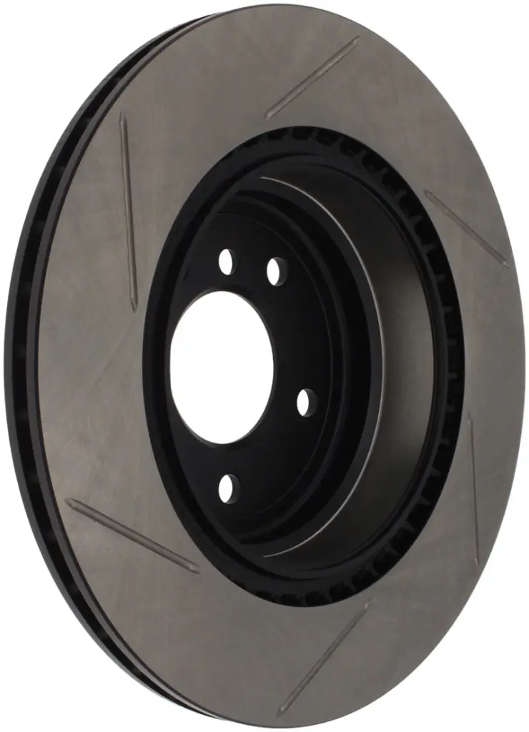 StopTech Power Slot Rear Left Slotted Rotor 06 BMW 330 Series 07-09 335 Series