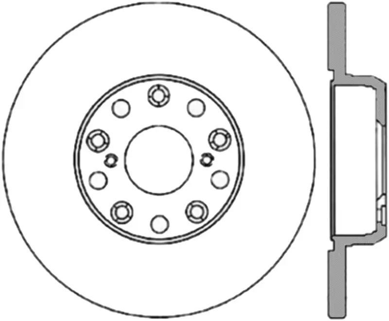 StopTech Power Slot Rear Right Slotted Cryo Rotor 01-05 Lexus IS300