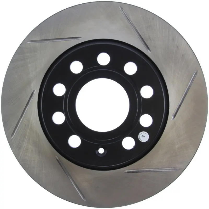 StopTech Power Slot Volkswagen GTI Rear Left Slotted Brake Rotor