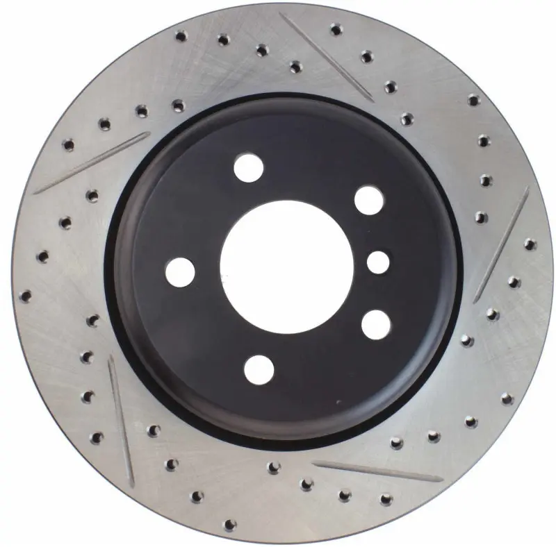 StopTech Slotted & Drilled Rear Left Brake Rotor 2011-2013 BMW 535i & 2012-2016 BMW 640i